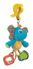 Playgro Słonik z klipsem do zawieszenia 0182852 - Zawieszki dla dzieci i niemowląt - miniaturka - grafika 5