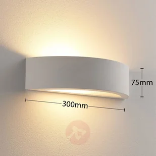 Lampa ścienna Aurel, gipsowa, żarówka easydim - Lampy ścienne - miniaturka - grafika 4