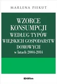 Ekonomia - Wzorce konsumpcji według typów wiejskich gospodarstw domowych w latach 2004-2014 - dostępny od ręki, wysyłka od 2,99 - miniaturka - grafika 1