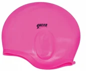 Pływanie - Shepa Czepek silikonowy Ucho różowy - miniaturka - grafika 1