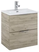 Szafki łazienkowe - Elita Set Street Plus Zestaw szafka z umywalką 50 cm kolor dąb craft 166472  166472 - miniaturka - grafika 1