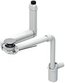 Syfony - Geberit Ceramika Clou Syfon umywalkowy oszczędzający miejsce chrom połysk 152.059.21.1 - miniaturka - grafika 1