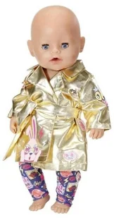 Zapf Creation Baby born - Urodzinowy płaszcz 43cm - - Akcesoria dla lalek - miniaturka - grafika 3