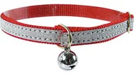 Obroże dla kotów - ZOLUX ZOLUX Obroża błyszcząca 30 cm czerwona - miniaturka - grafika 1