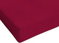 Prześcieradła - Italian Bed Linen Prześcieradło z gumką ST-MX_bordeaux-180x200(S1pz) - miniaturka - grafika 1