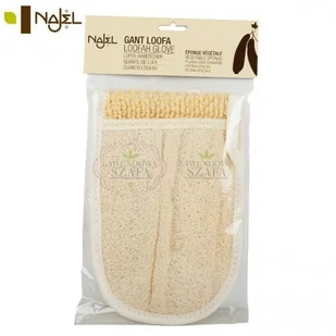 Najel Rękawica Loofa do masażu i peelingu - Rękawice i gąbki do kąpieli - miniaturka - grafika 2