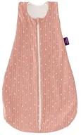 Śpiworki dla dzieci - Träumeland Śpiwór GOTS Libich, wzór liści różowych, rozmiar 110 sprawdzony i certyfikowany łańcuch produkcji zgodnie z uznanymi na całym świecie wytycznymi - miniaturka - grafika 1