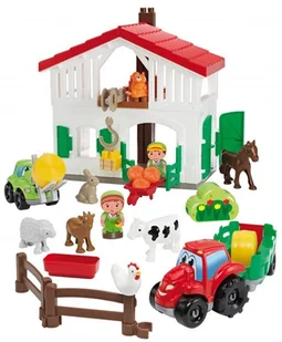 Ecoiffier Zestaw Farma ze zwierzątkami 7600003021 - Klocki - miniaturka - grafika 2