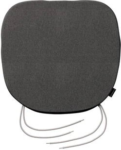 Dekoria Siedzisko Bartek na krzesło grafitowy - Poduszki ogrodowe - miniaturka - grafika 2