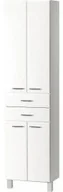 Szafki łazienkowe - Aqualine ZOJA/KERAMIA FRESH szafka wysoka, z szufladami 50x184x29 cm, biała 51291 - miniaturka - grafika 1