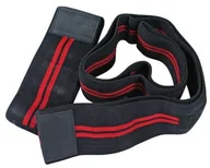 Pasy kulturystyczne - Best Body Nutrition taśma kolanowa, 1 para, czarne/czerwone 15019 - miniaturka - grafika 1