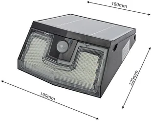 Milagro Czarna Lampa Solarna Transformer 7 W 4000 K IP65 EKO1991 - Lampy ogrodowe - miniaturka - grafika 8