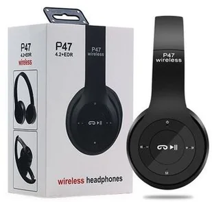 P47 33 Wireless Czarne - Słuchawki - miniaturka - grafika 3