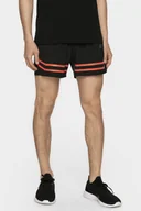 Spodnie sportowe męskie - 4F Spodenki treningowe męskie SKMF003 głęboka czerń H4L19-SKMF003-20S - miniaturka - grafika 1