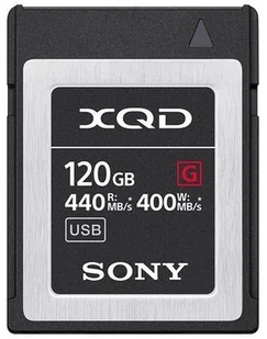 Sony Professional XQD karta pamięci, 32 GB, seria G (odczyt do 440 MB/s) z oprogramowaniem do odzyskiwania danych 120 GB QD-G120F - Karty pamięci - miniaturka - grafika 3
