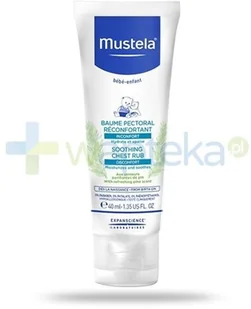 Mustela Kojący balsam do ciała dla dzieci - Soothing Chest Rub Kojący balsam do ciała dla dzieci - Soothing Chest Rub - Balsamy i oliwki dla dzieci - miniaturka - grafika 4