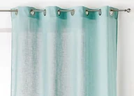 Zasłony - Linder 171/41/375ab Uni zasłona poliester/bawełna turkusowy 147x260 cm 171/41/375AB/145x260 - miniaturka - grafika 1
