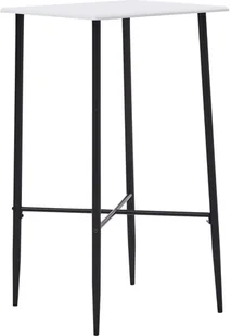 vidaXL 3-częściowy zestaw mebli barowych, plastik, czarny - Stoły z krzesłami - miniaturka - grafika 2