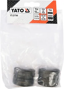 Yato MATRYCE ZAPASOWE DO ZACISKARKI DO RUR PEX-AL-PEX YT-21735 TYP TH 16MM YT-21744 ZYSKAJ RABAT 30 ZŁ YT-21744 - Inne urządzenia budowlane - miniaturka - grafika 2