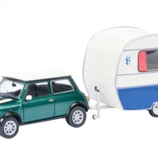 Schuco Mini Cooper with Caravan - Samochody i pojazdy dla dzieci - miniaturka - grafika 3