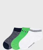 Skarpetki dla dzieci - Mayoral Moda Infantil, S:A.U. Trzypak krótkich skarpetek Matcha - miniaturka - grafika 1