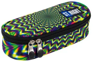 St. Majewski Piórnik saszetka usztywniana z wewnętrzną klapką ST.RIGHT PC-01 Hipnoza CACA - Piórniki - miniaturka - grafika 2