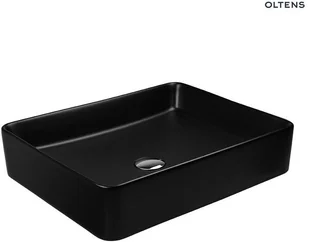 Oltens Oltens Forde umywalka 51x40,5 cm nablatowa prostokątna czarny mat 40303300 OLT-40303300-0 - Umywalki - miniaturka - grafika 5