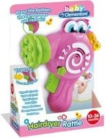 Clementoni Grzechotka suszarka do włosów 14517 - Grzechotki dla dzieci - miniaturka - grafika 4