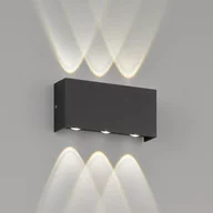 Lampy ogrodowe - Fischer HONSEL GMBH Kinkiet zewnętrzny LED Nairobi, czarny - miniaturka - grafika 1