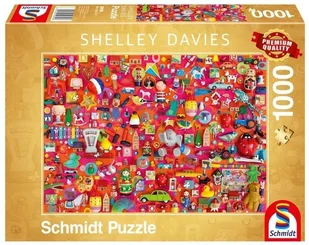 Schmidt Puzzle PQ 1000 Shelley Davies Zabawki retro G3 - - Puzzle - miniaturka - grafika 3