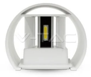 v-tac Oprawa Ścienna Kinkiet 6W V-TAC Góra/Dół Regulowany Czarny Okrągły IP65 Bridgelux VT-756 4000K 660lm - Lampy ścienne - miniaturka - grafika 18