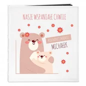 Albumy fotograficzne - NA Murrano Album Zdjęcia Duży Misie Prezent Dla Mamy Nadruk ALB-BC-BK-UV-023 - miniaturka - grafika 1