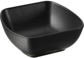 Talerze - Revol Talerz głęboki kwadratowy Club, 450 ml, 14x14, 5 cm, czarny - miniaturka - grafika 1