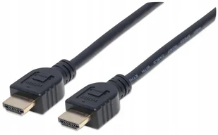Manhattan Kabel Kabel monitorowy HDMI/HDMI V2.0 M/M Ethernet 2m czarny - Kable - miniaturka - grafika 3