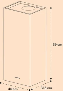 Klarstein Monumenta 40 Inox CGCH3-Monumenta-BK - Okapy kuchenne - miniaturka - grafika 6
