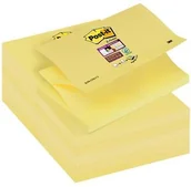 Etykiety samoprzylepne i bloki etykiet - Post-It 3M Bloczek samoprzylepny Super sticky Z-Notes (R350-12SS-CY), 127x76mm, 1x90 kart., żółty 3M-70005197838 - miniaturka - grafika 1