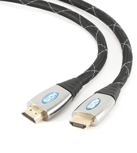 Gembird kabel monitorowy HDMI/HDMI V1.4 HSpeedE 4.5m SZNUR pozł.końcówki PREMIUM (NCS-CN-IVS) - Kable - miniaturka - grafika 6