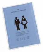 Grzbiety do bindownic - Durable Okładka samolaminująca A4 samoklejąca 10 sztuk 8237-19 - miniaturka - grafika 1