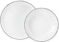 Serwisy obiadowe - Seltmann Weiden 001.737148 serwis stołowy 12-częściowy Lido Black Line 001.737148 - miniaturka - grafika 1