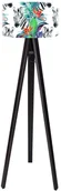 Lampy stojące - Macodesign Lampa podłogowa Zebra tropiku tripod-foto-414p-cz, 60 W - miniaturka - grafika 1