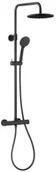 Zestawy prysznicowe - KFA 5736-910-81 DESZCZOWNIA MOZA Z BAT NATRYSK TERMOSTATYCZNA BLACK - miniaturka - grafika 1