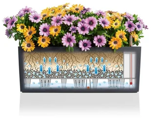 Lechuza Doniczka BALCONERA Color 50 piaskowy brąz - Donice - miniaturka - grafika 5