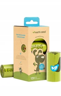 Earth Rated Woreczki Bezzapachowe 8x15 szt - Woreczki na psie odchody - miniaturka - grafika 9