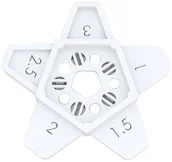 Narzędzia glazurnicze - DEXTER Kliny glazurnicze 100 SZT. Dexter - miniaturka - grafika 1