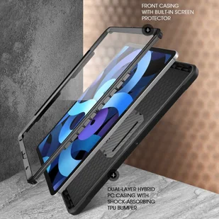 Supcase Etui z szybką Unicorn Beetle Pro do iPad Air 4 2020 Black - Etui do tabletów - miniaturka - grafika 6