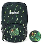 Plecaki - ergobag ergobag Plecak dla dzieci, uniseks Ergobag Ease Small Kids Backpack wielokolorowa Lampa błyskowa - czarna jeden rozmiar ERG-MIS-001-9Z8 - miniaturka - grafika 1
