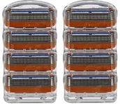 Maszynki do golenia i wkłady - Gillette Fusion 5 Wkłady Ostrza Nożyki 8 Sztuk. - miniaturka - grafika 1