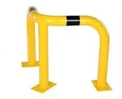 Wyposażenie miejsc publicznych - odbojnica narożna stalowa wysoka - miniaturka - grafika 1