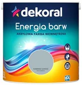 Farby wewnętrzne - Dekoral Farba wewnętrzna ENERGIA BARW 2,5 l Kamienna Szarość - miniaturka - grafika 1