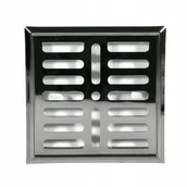 Kratki wentylacyjne - Parkanex Metalowa Z Szyldem Nierdzewnym 14*14CM - miniaturka - grafika 1